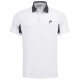 Men's Polo T-shirt Head Slice Polo Shirt - white Men's Polo T-shirt Head Slice Polo Shirt - white
