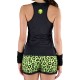 Women's top Hydrogen Panther Tech Tank Top - black/yellow fluo