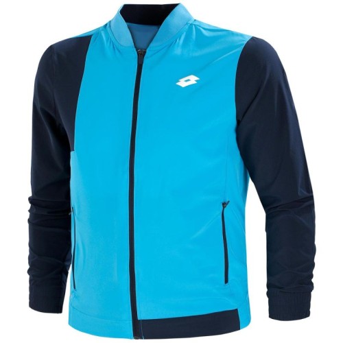 Men's Jumper Lotto Top Ten III Jacket PL - blue bay/navy blue Men's Jumper Lotto Top Ten III Jacket PL - blue bay/navy blue