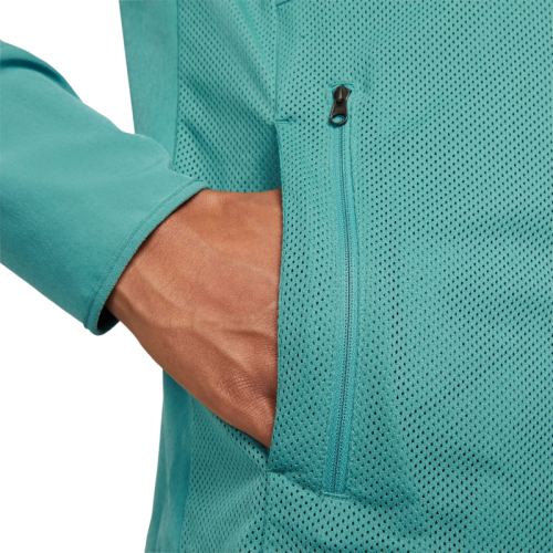 Men's Jumper Nike Court Advantage Packable Jacket - mineral teal/white Men's Jumper Nike Court Advantage Packable Jacket - mineral teal/white