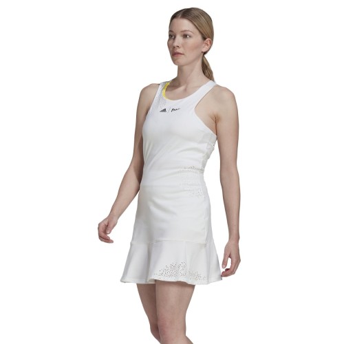 Women's dress Adidas Tennis London Y-Dress - white Women's dress Adidas Tennis London Y-Dress - white