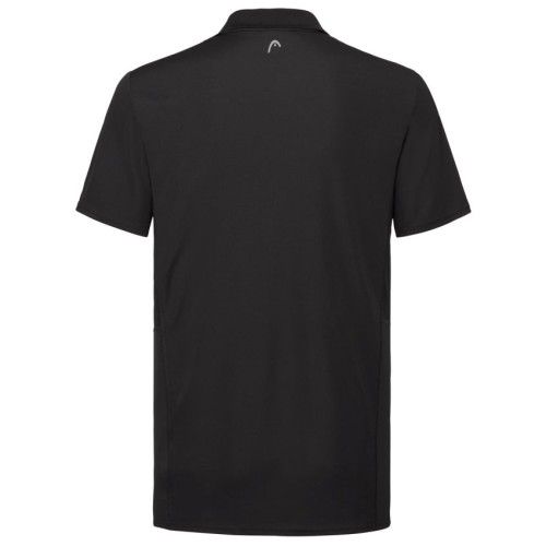 Boys' t-shirt Head Club Tech Polo Shirt - black Boys' t-shirt Head Club Tech Polo Shirt - black