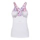 Women's top EA7 Women Jersey Tank - white Women's top EA7 Women Jersey Tank - white