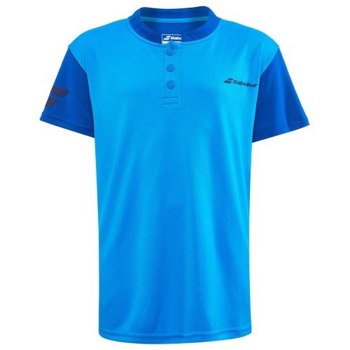 Boys' t-shirt Babolat Play Polo Boy - blue aster