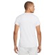 Men's T-shirt Nike Men's Dri-Fit Advantage Crew Top - white/black Men's T-shirt Nike Men's Dri-Fit Advantage Crew Top - white/black