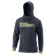 Men's Jumper Wilson Script Eco Cotton PO Hoody Slimfit - india ink Men's Jumper Wilson Script Eco Cotton PO Hoody Slimfit - india ink