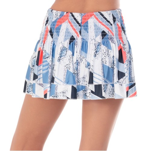 Women's skirt Lucky in Love Snake Rattle N' Roll Long Snake Point Smocked Skirt - bluemarine Women's skirt Lucky in Love Snake Rattle N' Roll Long Snake Point Smocked Skirt - bluemarine