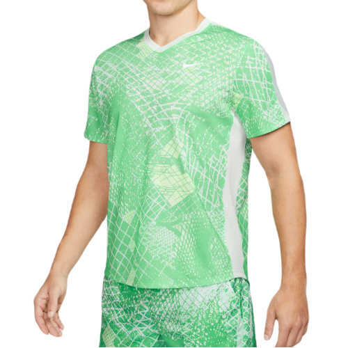 Men's T-shirt Nike Court Dri-Fit Victory Novelty Top - spring green/barely green/white Men's T-shirt Nike Court Dri-Fit Victory Novelty Top - spring green/barely green/white