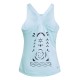 Girls' T-shirt Adidas G Q2 Tank Heat Ready - pulse aqua/black Girls' T-shirt Adidas G Q2 Tank Heat Ready - pulse aqua/black