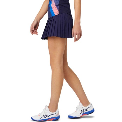 Women's skirt Asics Match W Pleats Skort - peacoat Women's skirt Asics Match W Pleats Skort - peacoat