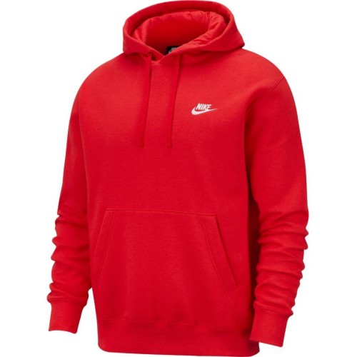 Men's Jumper Nike Sportswear Club Hoodie PO BB - university red/university red/white