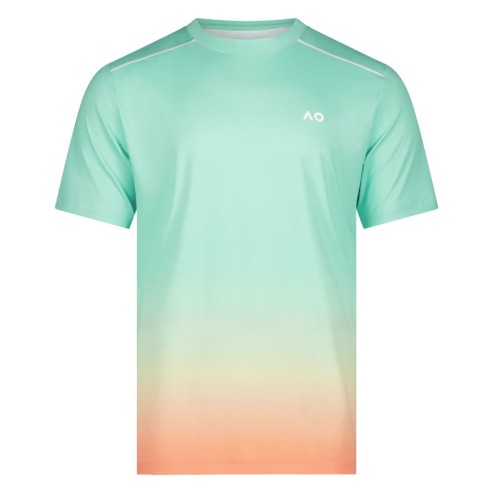 Men's T-shirt Australian Open Performance Tee - calypso ombre