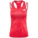 Women's top Lotto Superrapida III W Tank PL - red fluo