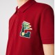 Men's Polo T-shirt Lacoste Men’s Regular Fit L Badge Cotton Piqu_ Polo Shirt - red