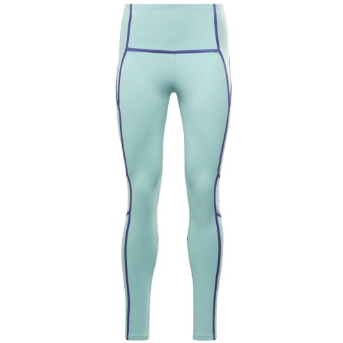 Women's leggings Reebok Les Mills Colorblock - semi classic teal