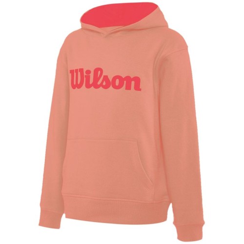 Boys' jumper Wilson Youth Script Cotton PO Hoody - papaya