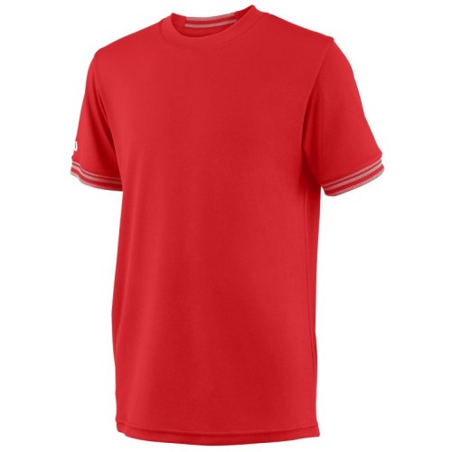 Boys' t-shirt Wilson Team Solid Crew - wilson red