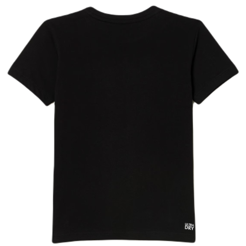 Boys' t-shirt Lacoste Boys SPORT Tennis Technical Jersey Oversized Croc T-Shirt - black/orange Boys' t-shirt Lacoste Boys SPORT Tennis Technical Jersey Oversized Croc T-Shirt - black/orange