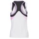 Women's top Lotto Top Ten W III Tank PRT PL - bright white/bellflo