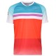 Men's T-shirt Head Performance MC Paris T-Shirt Men - blue/tangerine