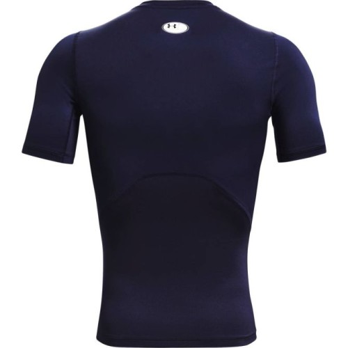 Men's T-shirt Under Armour Men's HeatGear Armour Short Sleeve - midnight navy/white Men's T-shirt Under Armour Men's HeatGear Armour Short Sleeve - midnight navy/white