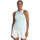 Women's top Adidas Tennis Premium Tank - semi flash/aqua