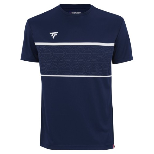 Men's T-shirt Tecnifibre Team Tech Tee - marine Men's T-shirt Tecnifibre Team Tech Tee - marine