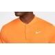 Men's Polo T-shirt Nike Court Dri-Fit Blade Solid Polo - bright mandarin/white