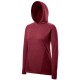 Women's jumper Wilson W F2 Seamless Hoody - tibetan red/tawny