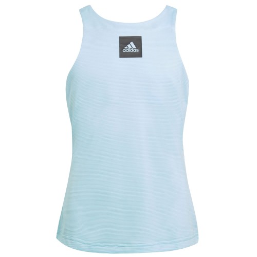 Girls' T-shirt Adidas G Q2 Tank Heat Ready - pulse aqua/black