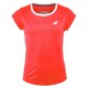 Girls' T-shirt Babolat Core Flag Club Tee Girl - fluo strike/white