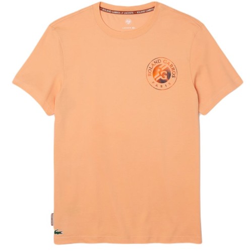 Men's T-shirt Lacoste Sport Roland Garros Edition Logo T-Shirt - orange