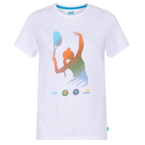 Women's T-shirt Australian Open T-Shirt Grand Slam Player - white