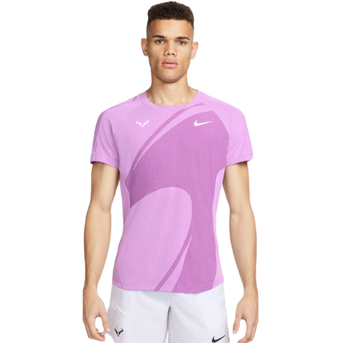 Men's T-shirt Nike Dri-Fit Rafa Tennis Top - rush fuchsia/white