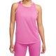 Women's top Nike Dri-FIT One Tank - cosmic fuchsia/white