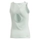 Girls' T-shirt Adidas G Keyhole Tank - dash green/shock yellow Girls' T-shirt Adidas G Keyhole Tank - dash green/shock yellow