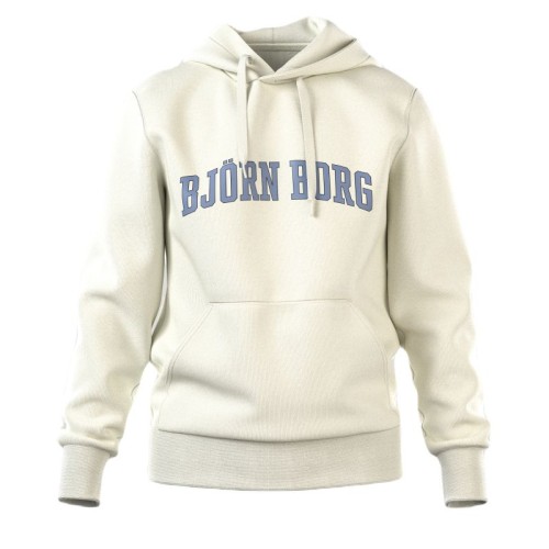 Men's Jumper Bj_rn Borg Borg Essential Hoodie - beige Men's Jumper Bj_rn Borg Borg Essential Hoodie - beige