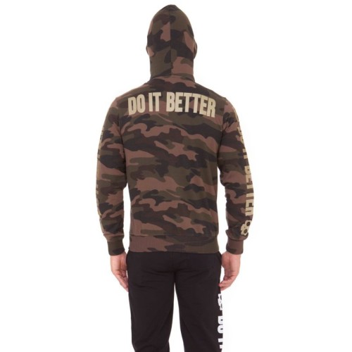 Men's Jumper Hydrogen Do It Better FZ Hoodie - camouflage Men's Jumper Hydrogen Do It Better FZ Hoodie - camouflage