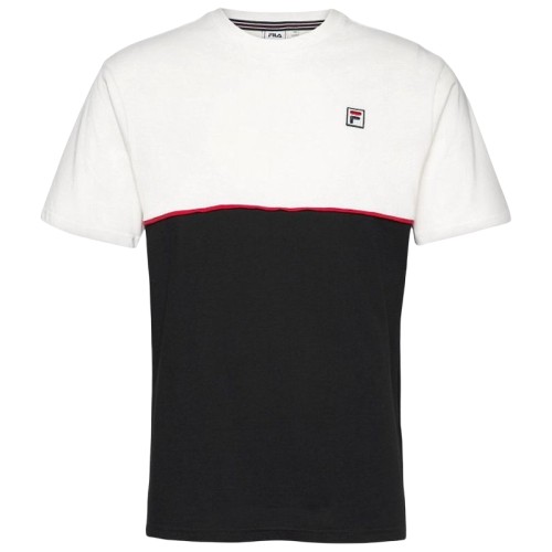 Men's T-shirt Fila Haverd Tee Men - blanc de blanc/black