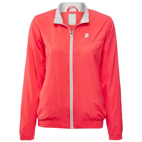 Women's jumper Prince Full Zip Warm-Up Jacket - coral