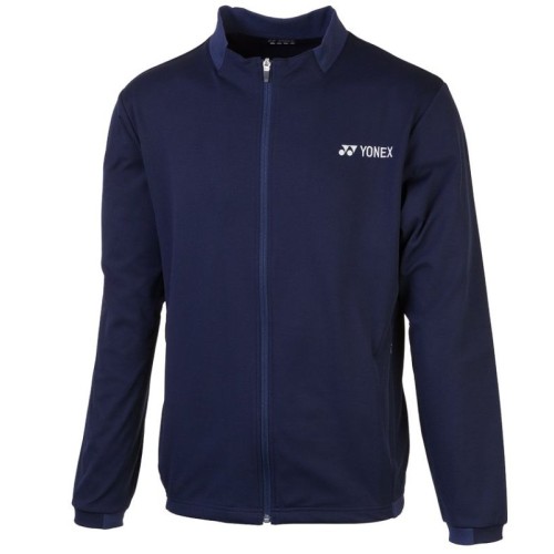 Men's Jumper Yonex Men's Warm Up Jacket - navy blue Men's Jumper Yonex Men's Warm Up Jacket - navy blue
