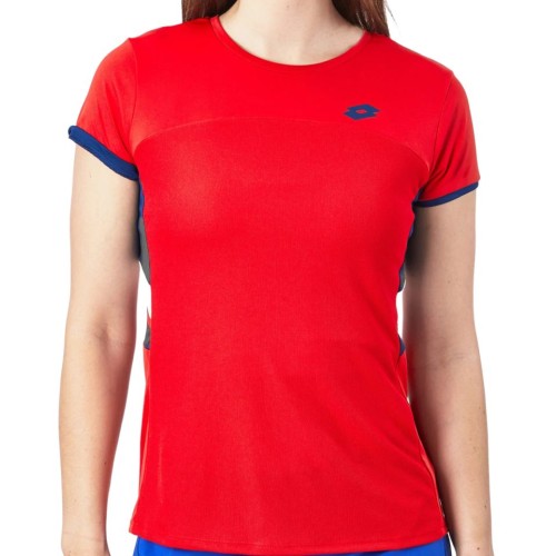 Women's T-shirt Lotto Squadra III Tee - flame red Women's T-shirt Lotto Squadra III Tee - flame red