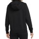 Women's jumper Nike Sportswear Club Fleece Full Zip Hoodie - black/white Women's jumper Nike Sportswear Club Fleece Full Zip Hoodie - black/white