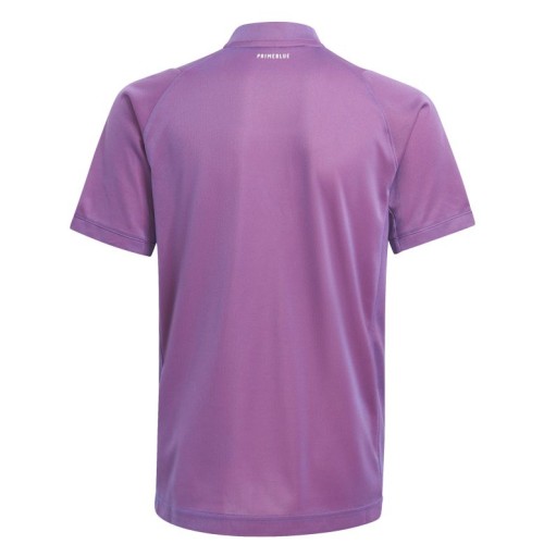 Boys' t-shirt Adidas Roland Garros Polo - purple/white Boys' t-shirt Adidas Roland Garros Polo - purple/white