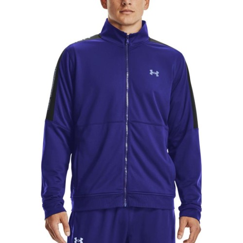 Men's Jumper Under Armour Mens Sportstyle Graphic Tarck Jacket - blue Men's Jumper Under Armour Mens Sportstyle Graphic Tarck Jacket - blue