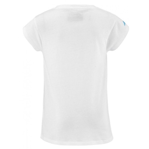 Girls' T-shirt Babolat Exercise Cotton Tee Girl - white Girls' T-shirt Babolat Exercise Cotton Tee Girl - white