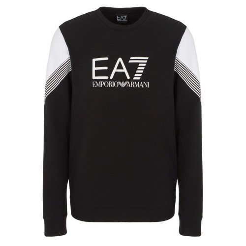 Men's Jumper EA7 Man Jersey Sweatshirt - black Men's Jumper EA7 Man Jersey Sweatshirt - black