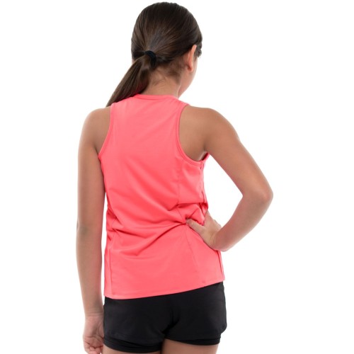 Girls' T-shirt Lucky in Love Core V-Neck Cutout Tank Girls - coral crush Girls' T-shirt Lucky in Love Core V-Neck Cutout Tank Girls - coral crush