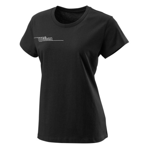 Women's T-shirt Wilson Team II Tech Tee W - black Women's T-shirt Wilson Team II Tech Tee W - black