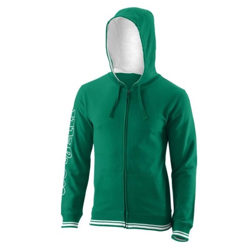 Men's Jumper Wilson Team II FZ Hoody M - team green Men's Jumper Wilson Team II FZ Hoody M - team green